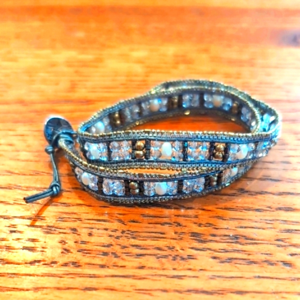Elegant Silpada Designs For Gold and Silver Beaded Bracelet